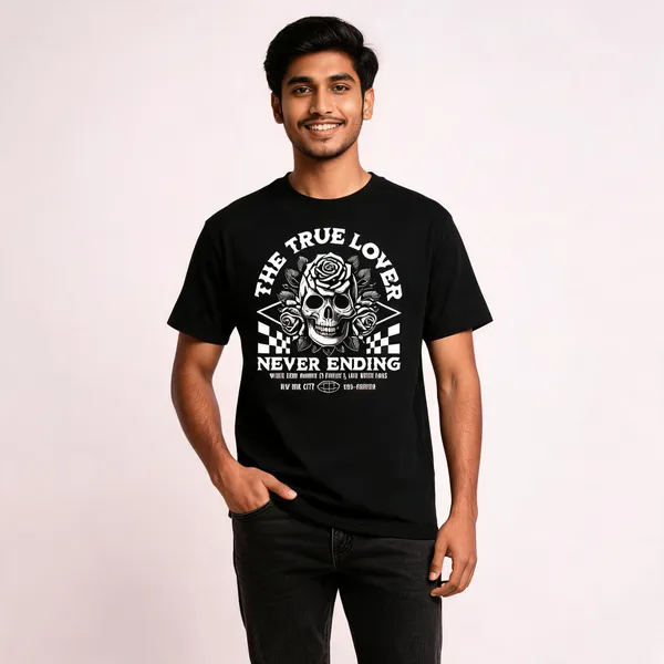 Black_Cotton_Graphic_Print_T-Shirt_For_Men