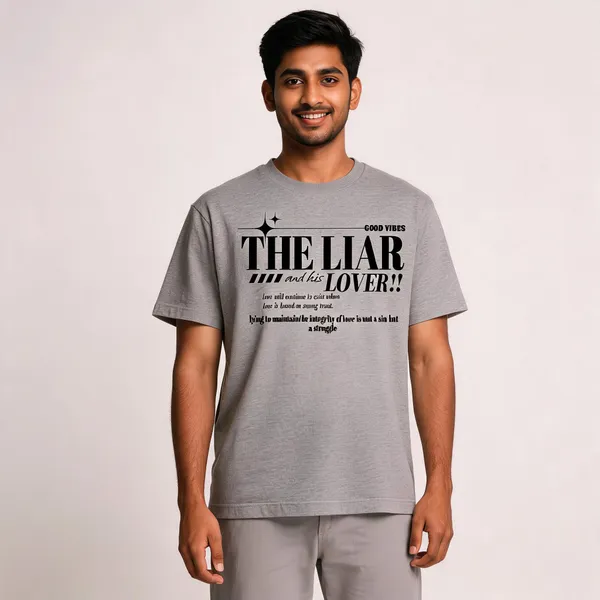 Grey_Cotton_Front_Print_T-Shirt_For_Men