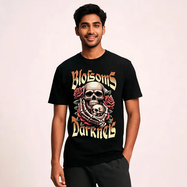 Black_Cotton_Graphic_Print_T-Shirt_For_Men