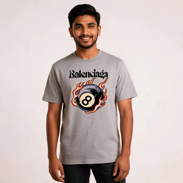 Grey_Cotton_Front_Print_T-Shirt_For_Men