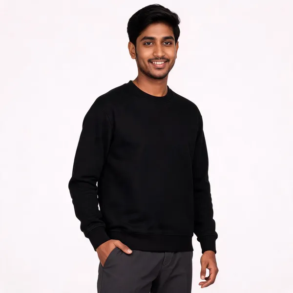 Black_Cotton_Sweatshirt_For_Men