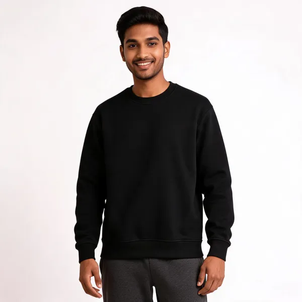 Black_Cotton_Sweatshirt_For_Men
