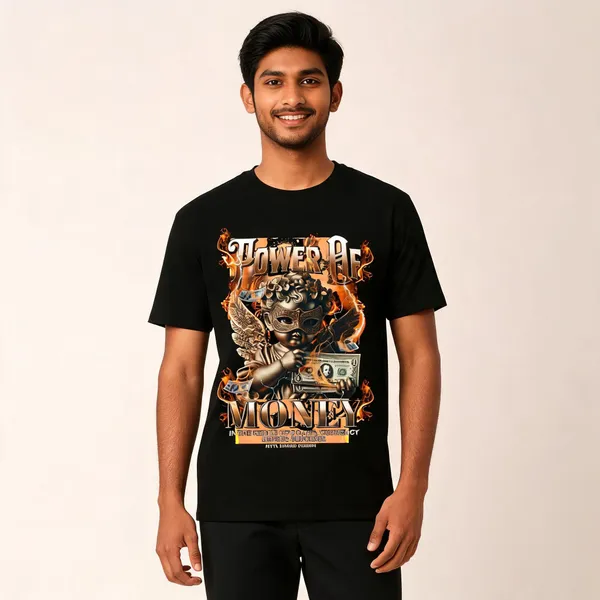 Black_Cotton_Graphic_Print_T-Shirt_For_Men