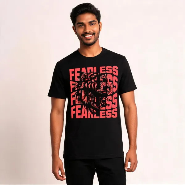 Black_Cotton_Graphic_Print_T-Shirt_For_Men