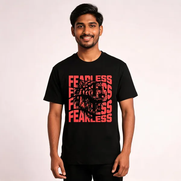 Black_Cotton_Graphic_Print_T-Shirt_For_Men