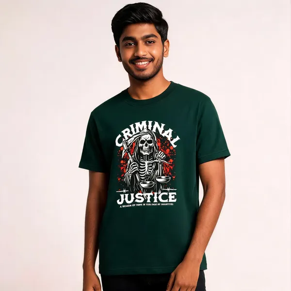 Green_Cotton_Graphic_Print_T-Shirt_For_Men