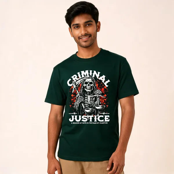 Green_Cotton_Graphic_Print_T-Shirt_For_Men