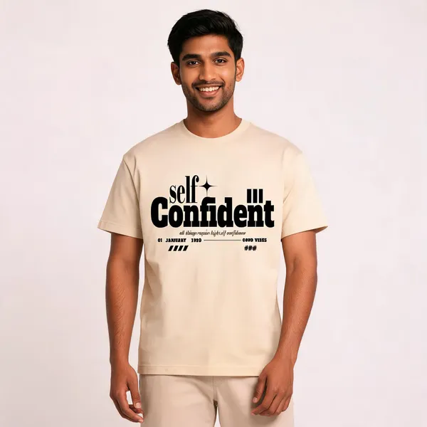 Beige_Cotton_Graphic_Print_T-Shirt_For_Men
