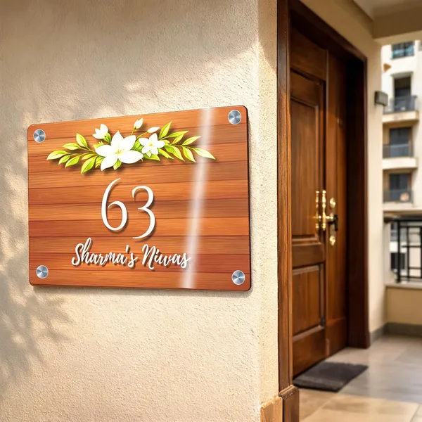 Acrylic_Modern_Glossy_Rectangle_Door_Name_Plate_12X8_In