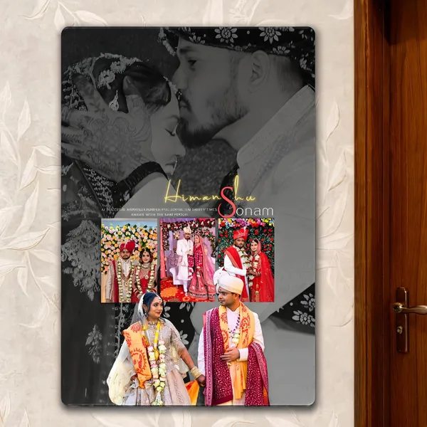 Mdf_Acrylic_Modern_Couple_Collage_Wall_Mounted_Frame