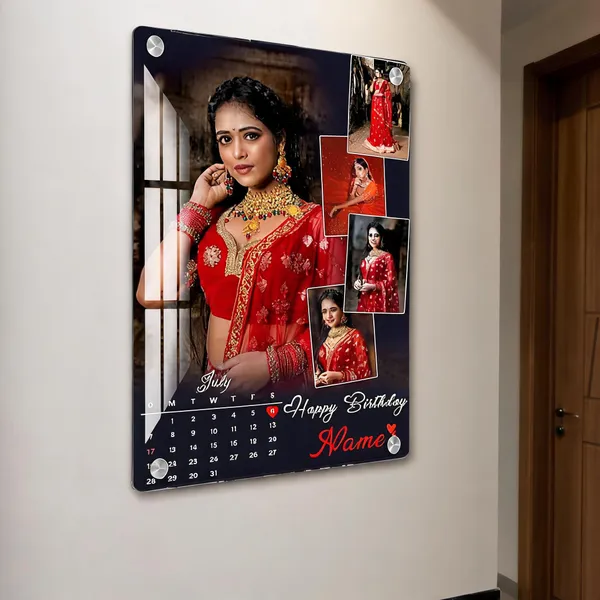 Mdf_Acrylic_Modern_Calendar_Collage_Wall_Mounted_Frame