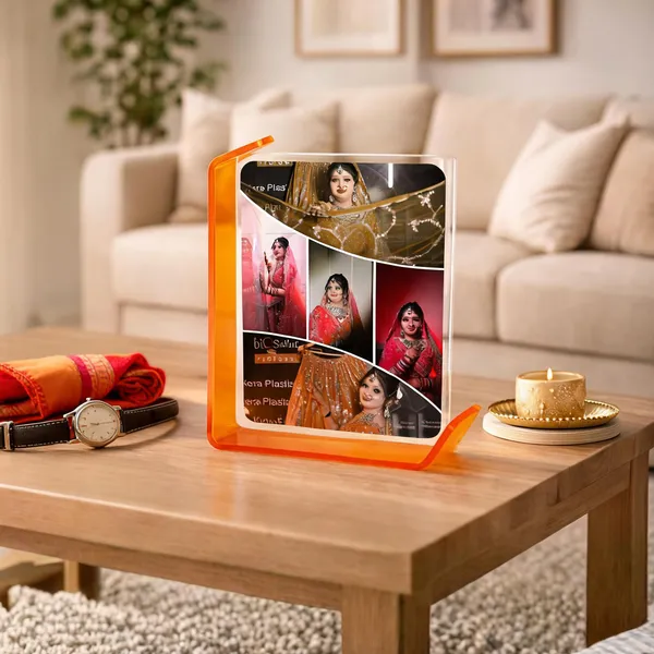 Acrylic_Wedding_L-Shape_5-Collage_Bride_Photo_Frame
