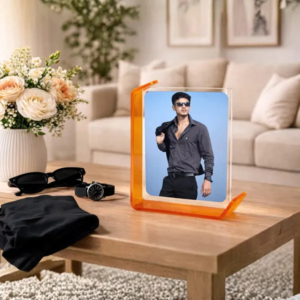 Acrylic_Modern_L-Shape_Ai_Boy_Photo_Frame