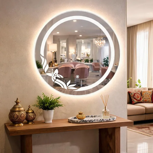Acrylic_Contemporary_Round_LED_Wall_Mirror