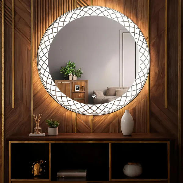 Acrylic_Contemporary_Round_LED_Wall_Mirror