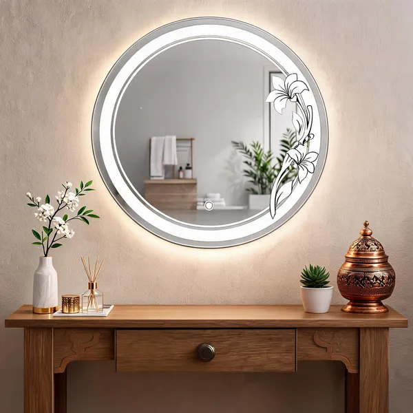 Acrylic_Contemporary_Round_LED_Wall_Mirror