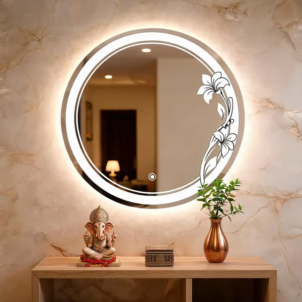 Acrylic_Contemporary_Round_LED_Wall_Mirror