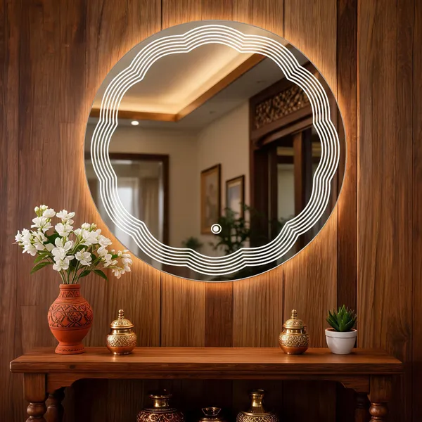 Mdf_Acrylic_Modern_Round_LED_Wall_Mounted_Mirror
