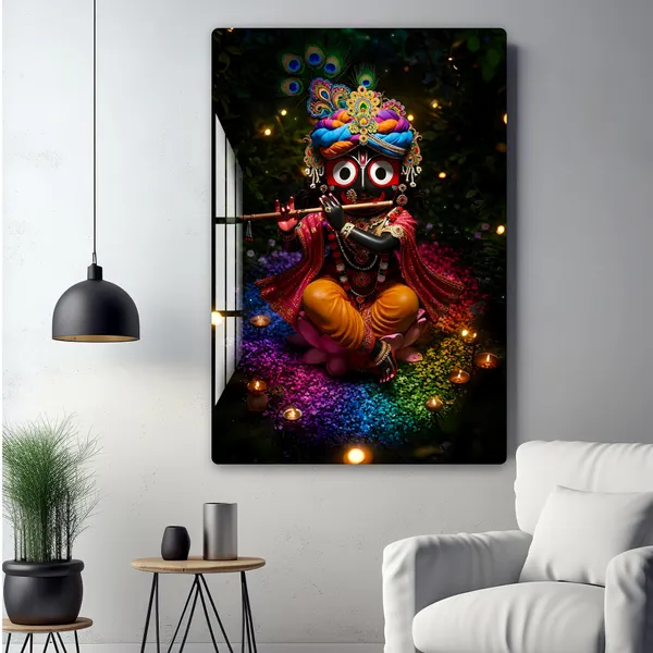 Mdf_Acrylic_Religious_Jagannath_Ji_Wall_Mounted_Frame