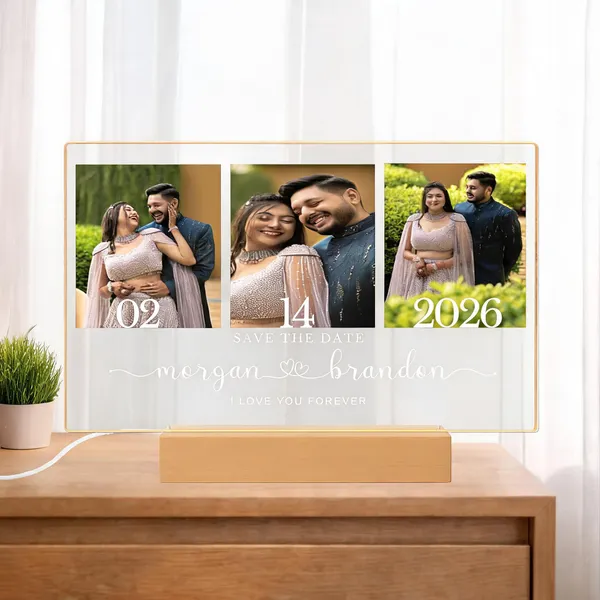 Mdf_Acrylic_Modern_3_Photo_Collage_LED_Tabletop_Frame