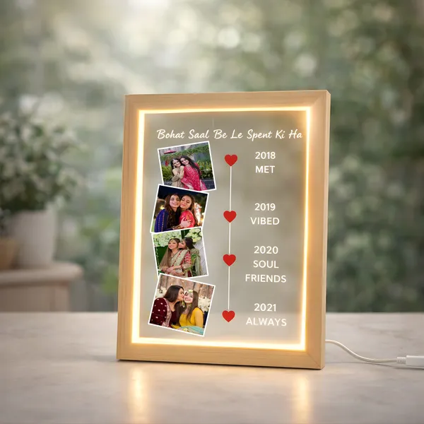 Mdf_Acrylic_Modern_4-Photo_Collage_Friendship_Frame