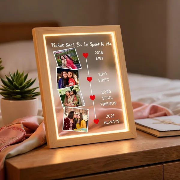 Mdf_Acrylic_Modern_4-Photo_Collage_Friendship_Frame