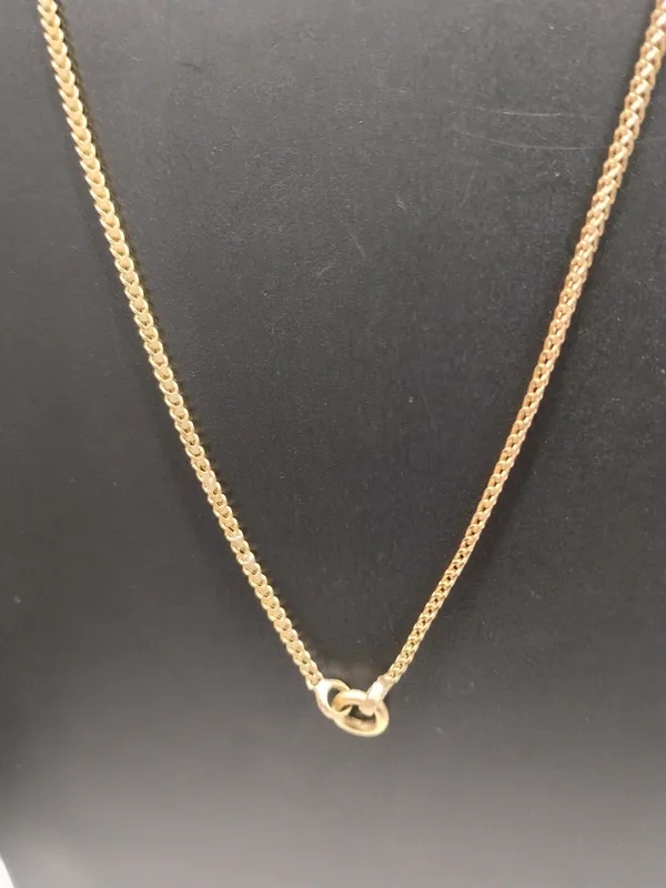 Gold_Panchaloha_Interlocking_Ring_Pendant_Necklace_For_Women