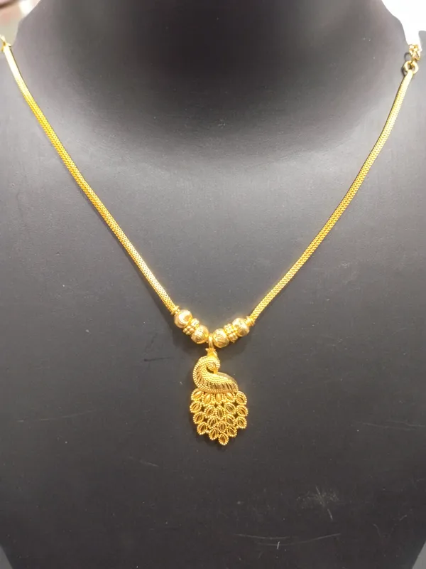 Gold_Panchaloha_Peacock_Pendant_Necklace_For_Women
