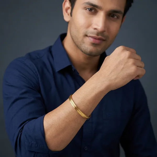 Gold_Panchaloha_Slim_Round_Kada_For_Men