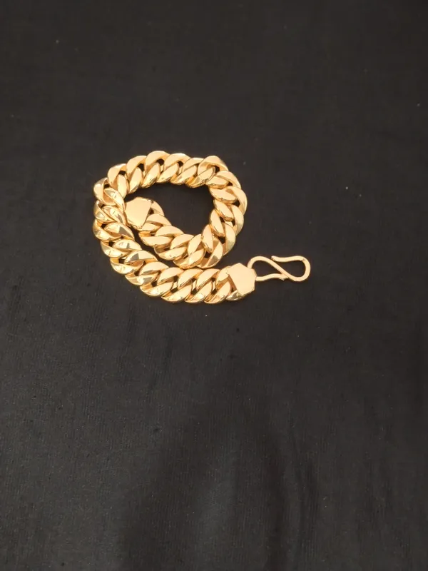 Gold_Panchaloha_Curb_Chain_Bracelet_For_Men