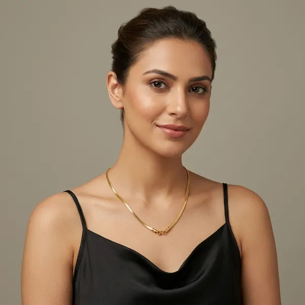 Gold_Panchaloha_Flat_Link_Chain_Necklace_For_Unisex