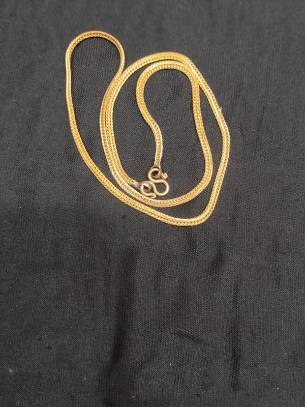 Gold_Panchaloha_Snake_Chain_Necklace_For_Unisex
