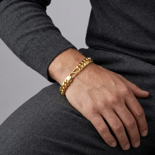 Gold_Panchaloha_Curb_Chain_Bracelet_For_Men