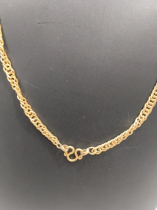Gold_Panchaloha_Twisted_Chain_Necklace_For_Unisex