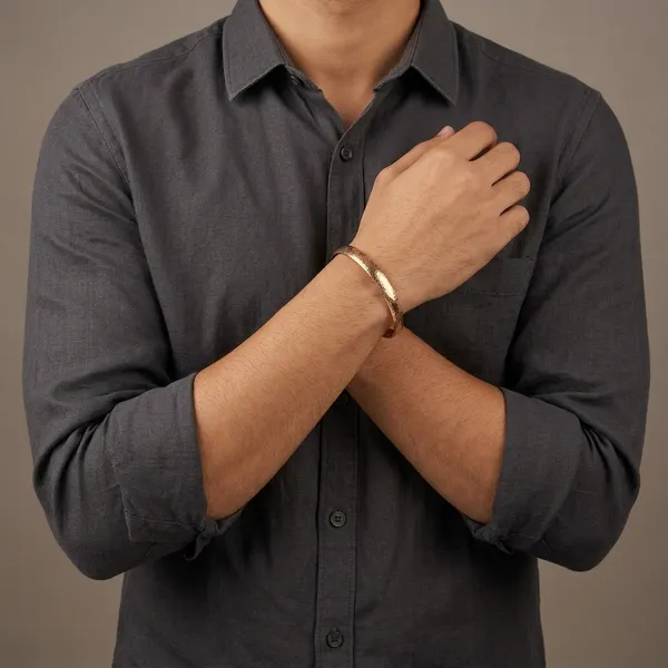 Pure_Panchaloha_unpolished_Hammered_Textured_Kada_For_Men