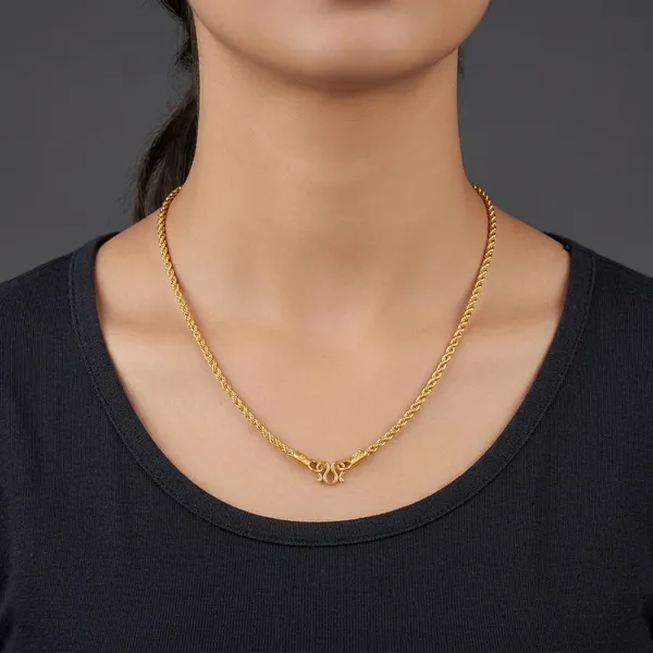 Gold_Panchaloha_Rope_Chain_Necklace_For_Unisex