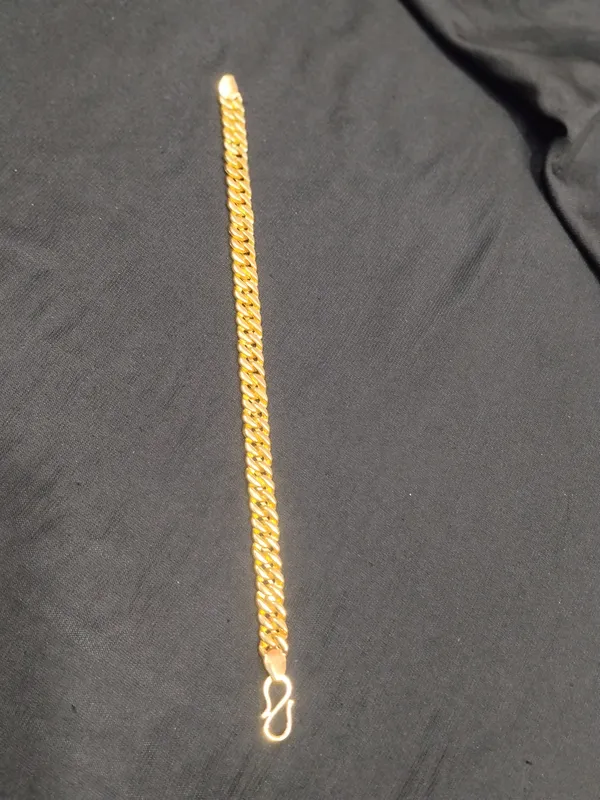 Gold_Panchaloha_Curb_Chain_Bracelet_For_Men