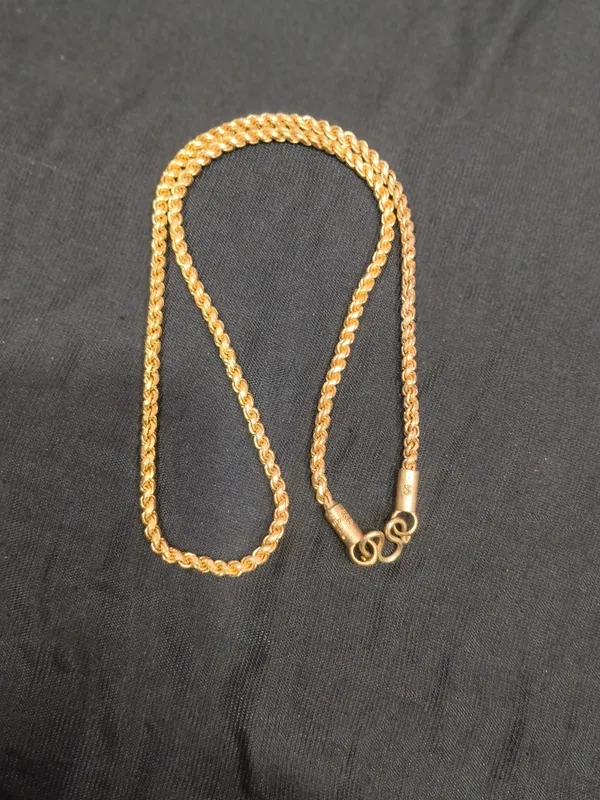 Gold_Panchaloha_Rope_Chain_Necklace_For_Unisex