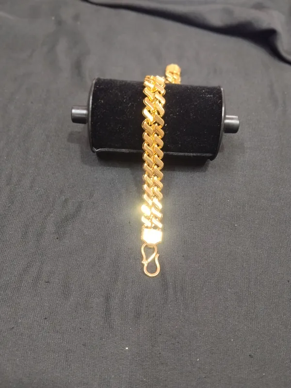 Gold_Panchaloha_Cuban_Link_Chain_Bracelet_For_Men