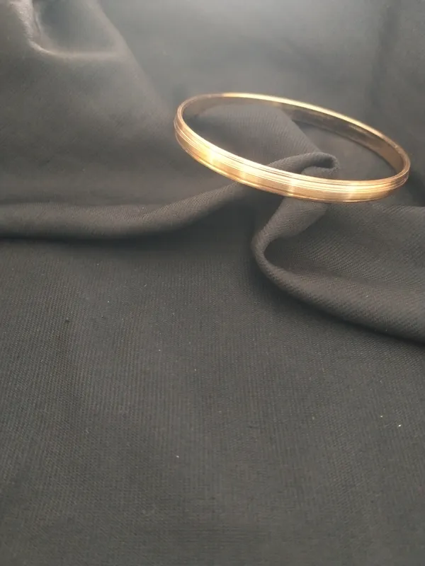 Gold_Panchaloha_Slim_Round_Kada_For_Men