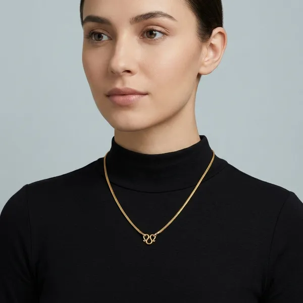 Gold_Panchaloha_Infinity_Pendant_Necklace_For_Women