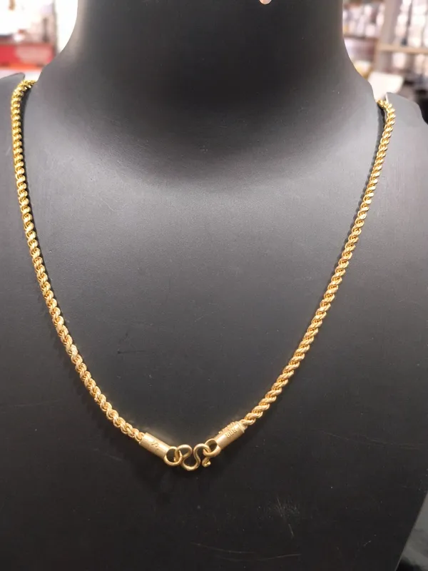 Gold_Panchaloha_Rope_Chain_Necklace_For_Unisex