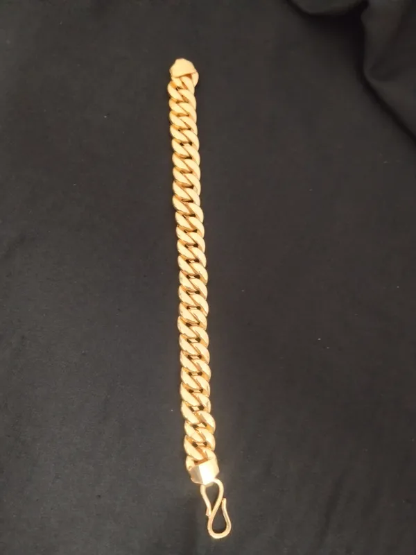 Gold_Panchaloha_Cuban_Link_Chain_Bracelet_For_Men