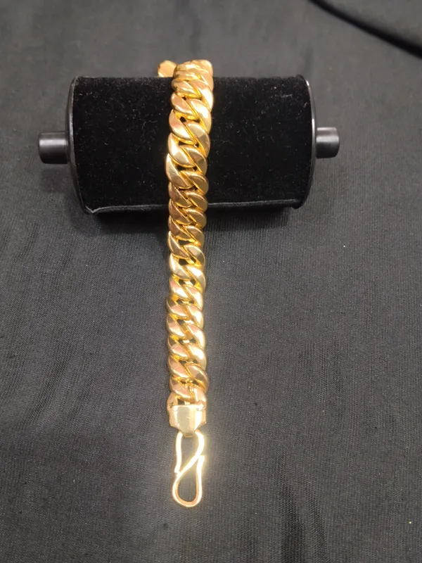 Gold_Panchaloha_Curb_Chain_Bracelet_For_Men