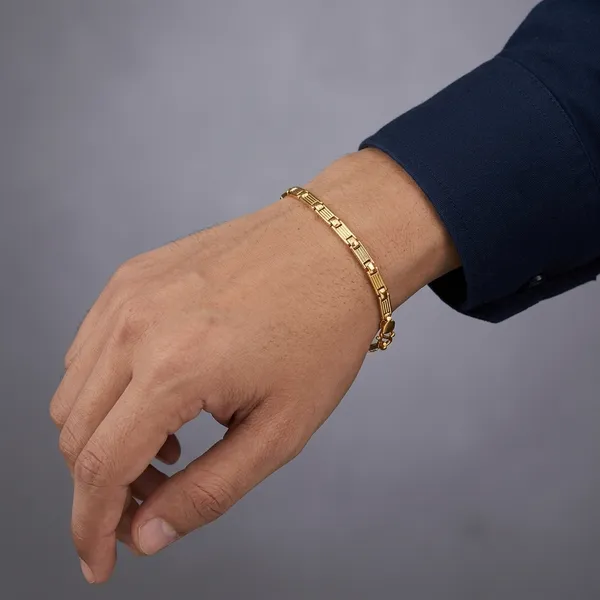 Gold_Panchaloha_Box_Chain_Bracelet_For_Men