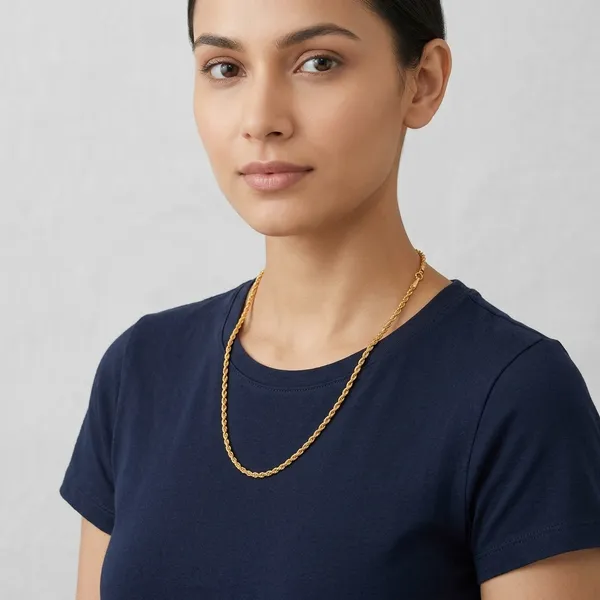 Gold_Panchaloha_Rope_Chain_Necklace_For_Unisex