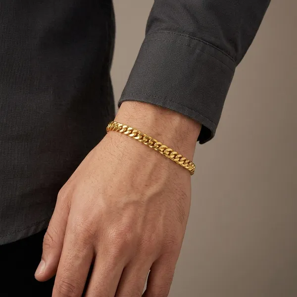 Gold_Panchaloha_Curb_Chain_Bracelet_For_Men