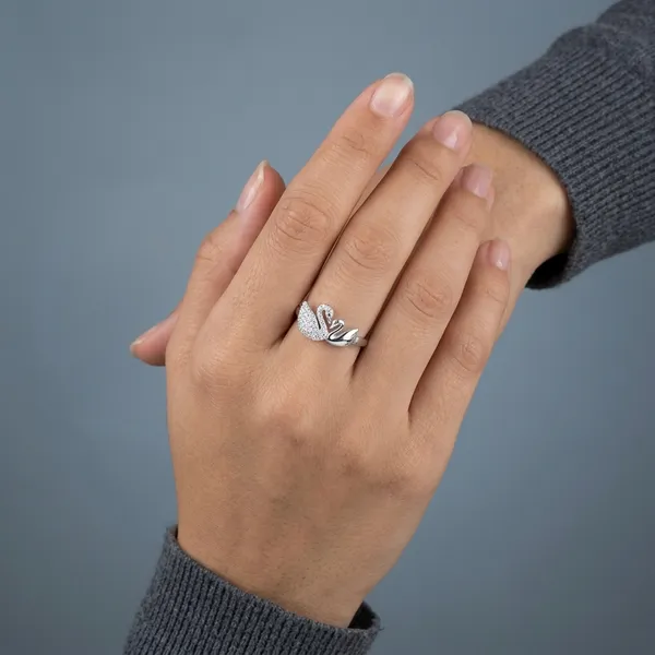 Silver_Sterling_925_Swan_Design_Ring_For_Women