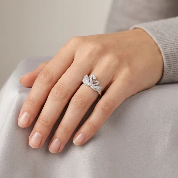 Silver_Sterling_925_Swan_Design_Ring_For_Women