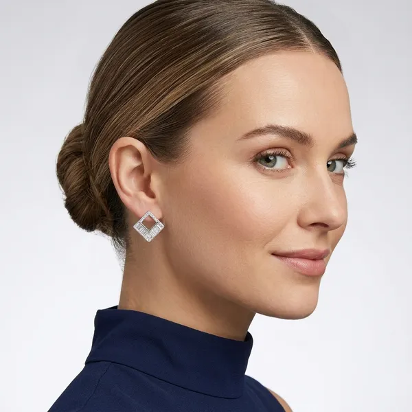 Silver_Sterling_925_Baguette_Cut_Diamond_Shape_Drop_Earrings_For_Women
